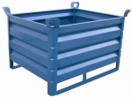 Sheet metal container with skids 5042-P